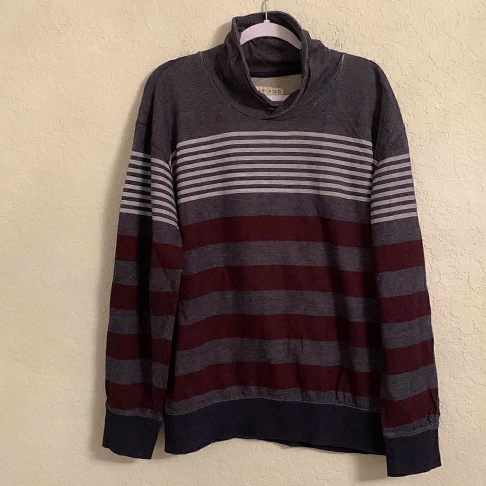 Marc Ecko Multicolor Striped Pullover Sweater Men’s Size XXL